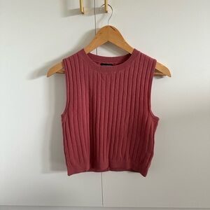 Club Monaco Italian Yarn Cropped Shirt
